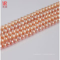 8-9mm Pink Fresh Water Pearl Strand